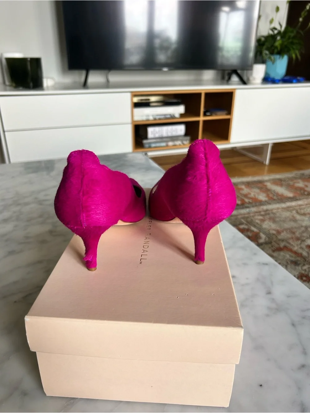 Loeffler Randall Fuchsia Pointed-Toe Pumps